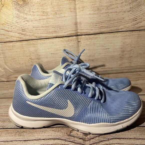 Nike Training Flex BiJoux Running Shoe sneaker blue size 6.5 - Picture 1 of 6